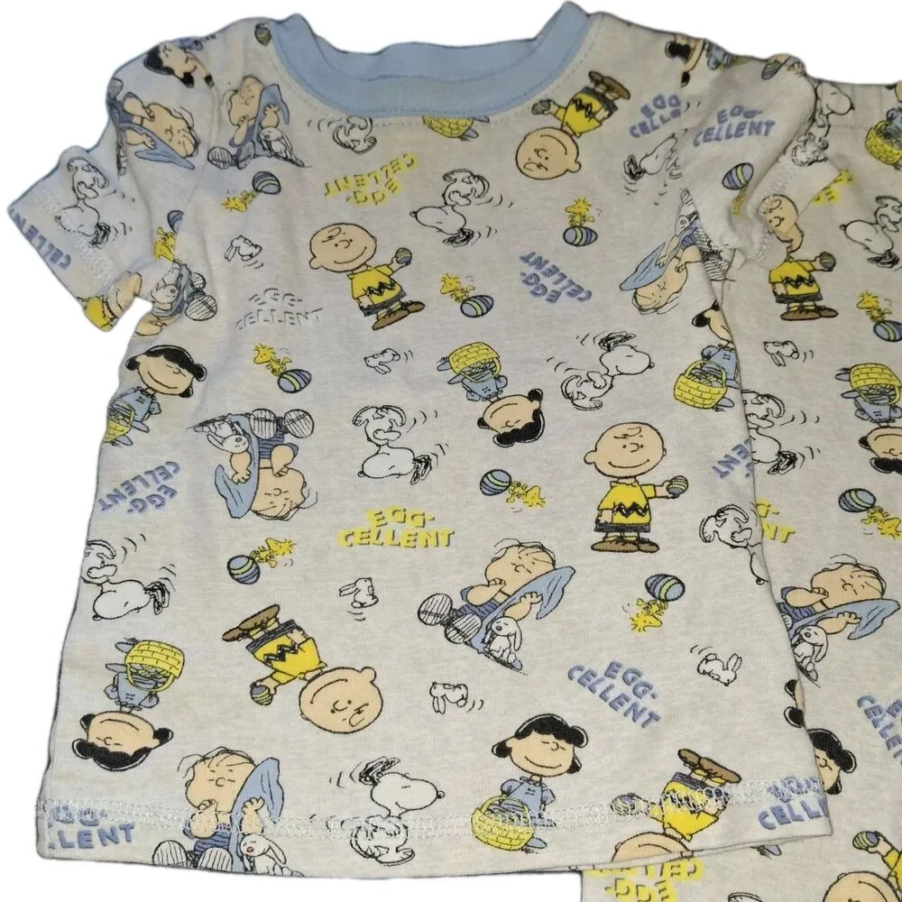 Boys 24 Months 3 1/2 Sets Pajamas Minecraft Peanuts Racecars Firetruck Lot